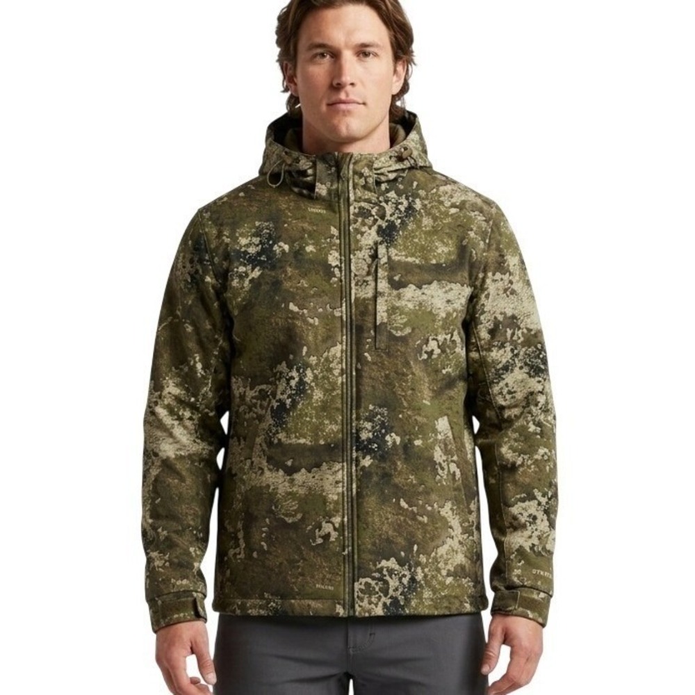 RedHead Silent-Hide Camo Hunting Jacket Mens Large Thermolite Insulated Hooded